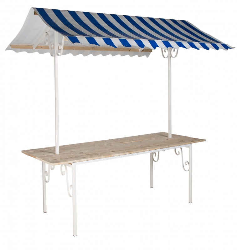 Market stand france blue/white Market stand france blue/white